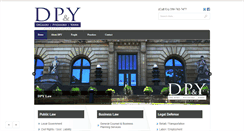 Desktop Screenshot of dpylaw.com